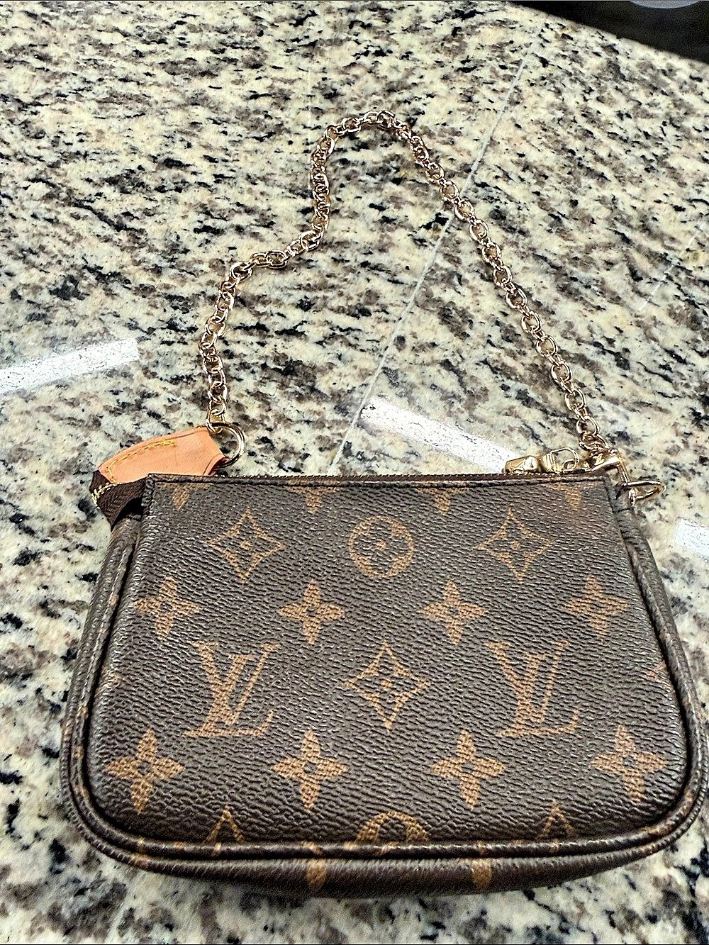 Mini Pochette Accessoires Monogram -  Brown